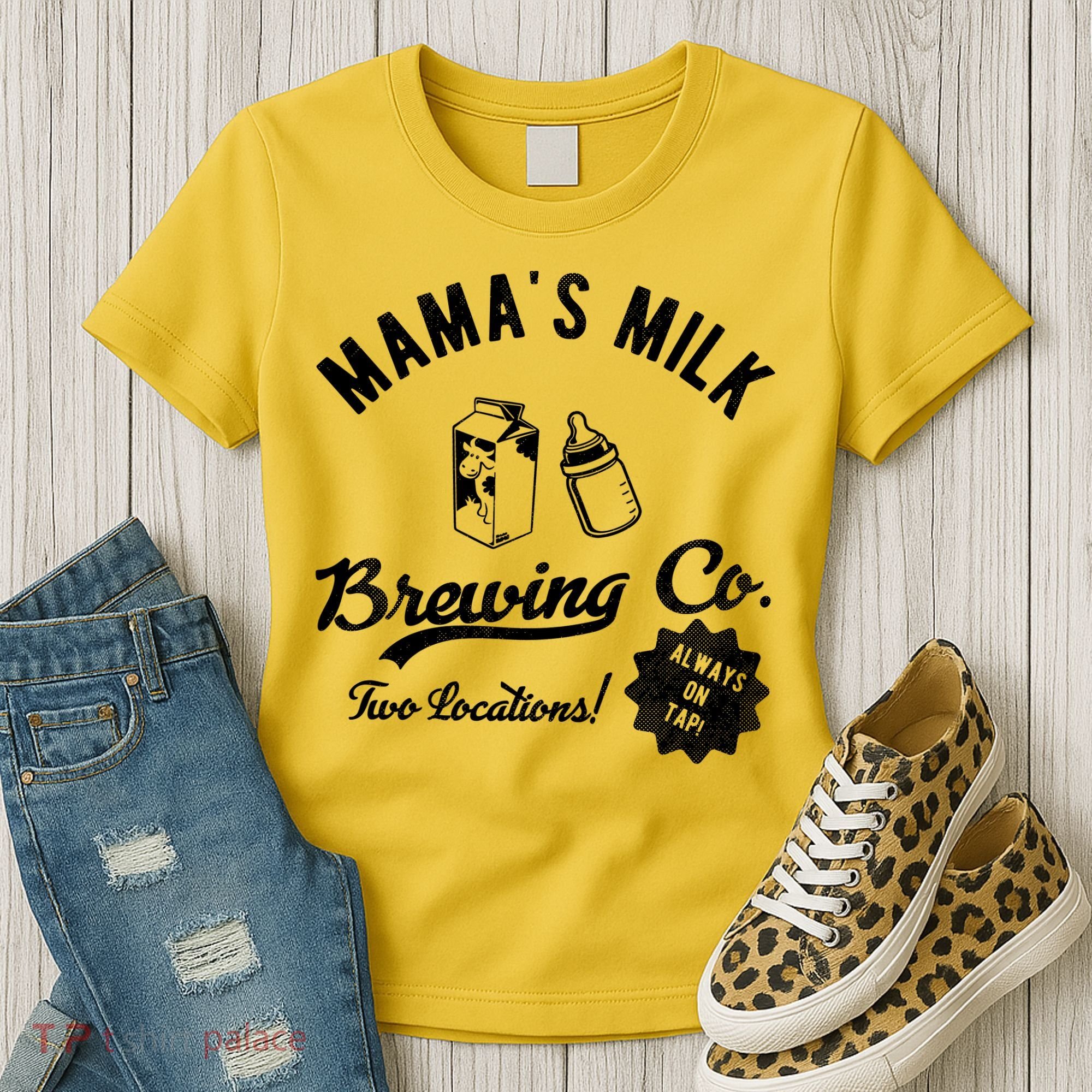 Mamas Milk Brewing Co Funny Cute Women's T-Shirt