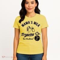 Mamas Milk Brewing Co Funny Cute Women's T-Shirt thumb 4