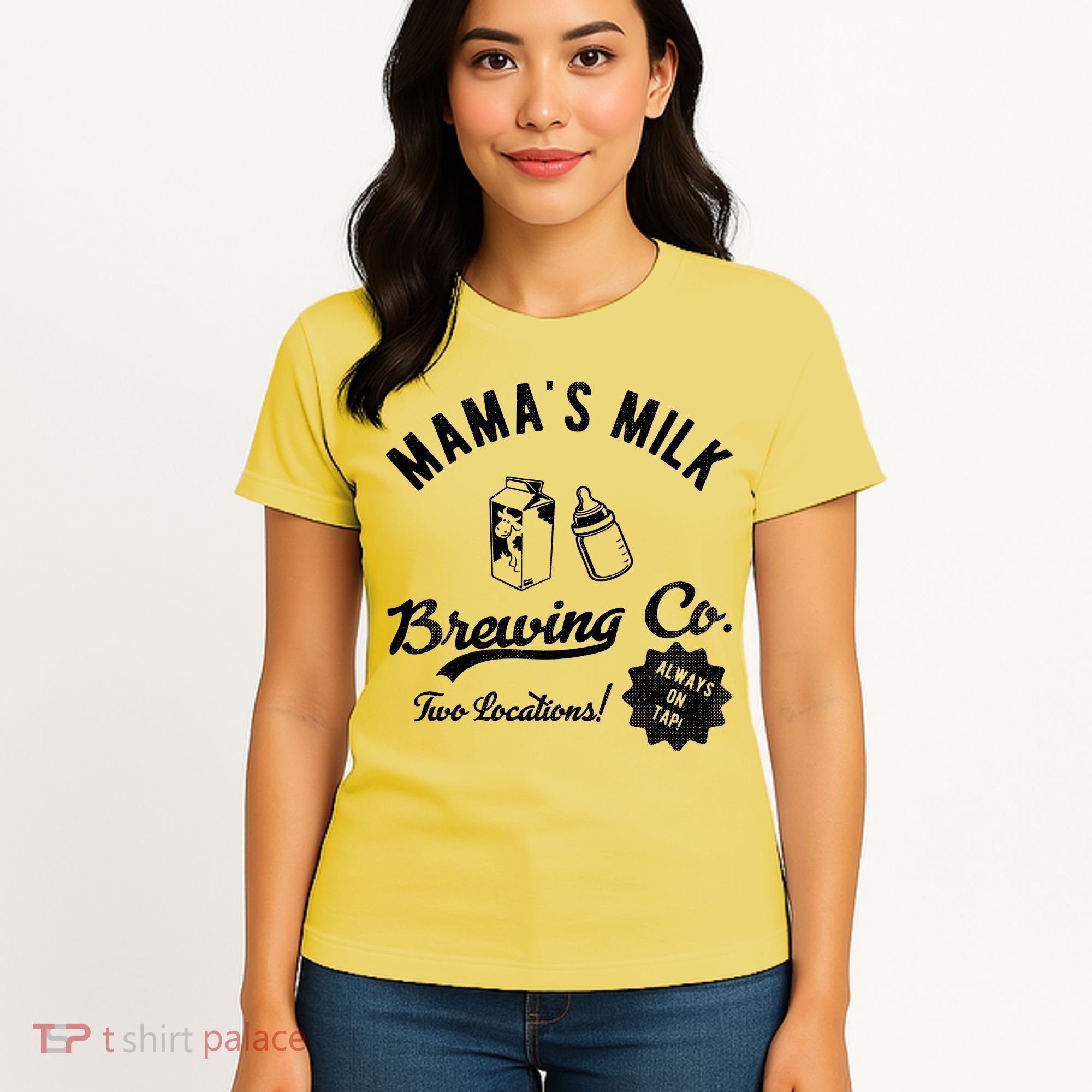 Mamas Milk Brewing Co Funny Cute Women's T-Shirt