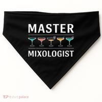 Master Mixology Barkeeper Bartender Mixer USA-Made Doggie Bandana thumb 0