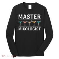 Master Mixology Barkeeper Bartender Mixer Long Sleeve Shirt thumb 0