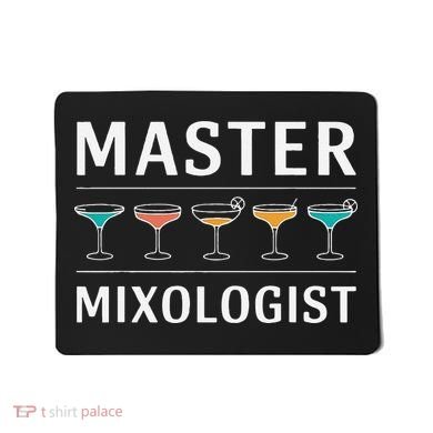 Master Mixology Barkeeper Bartender Mixer Mousepad