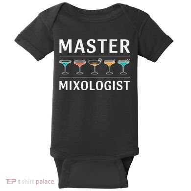 Master Mixology Barkeeper Bartender Mixer Baby Bodysuit