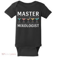 Master Mixology Barkeeper Bartender Mixer Baby Bodysuit thumb 0