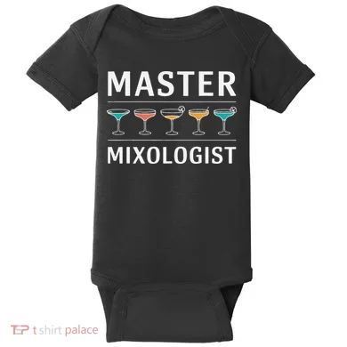 Master Mixology Barkeeper Bartender Mixer Baby Bodysuit
