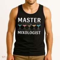 Master Mixology Barkeeper Bartender Mixer Tank Top thumb 3