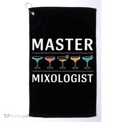 Master Mixology Barkeeper Bartender Mixer Golf Towel