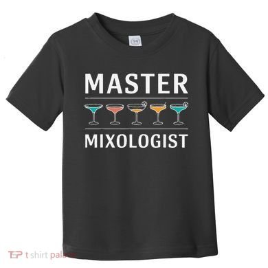 Master Mixology Barkeeper Bartender Mixer Toddler T-Shirt