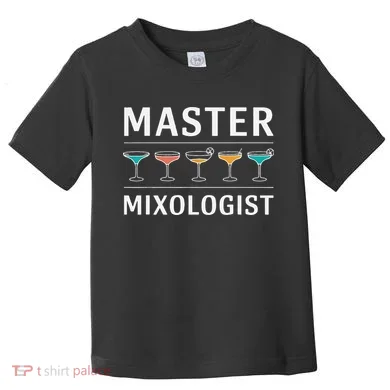 Master Mixology Barkeeper Bartender Mixer Toddler T-Shirt