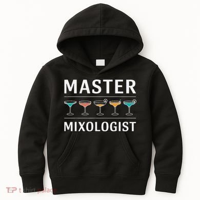 Master Mixology Barkeeper Bartender Mixer Kids Hoodie