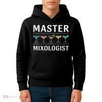 Master Mixology Barkeeper Bartender Mixer Kids Hoodie thumb 4