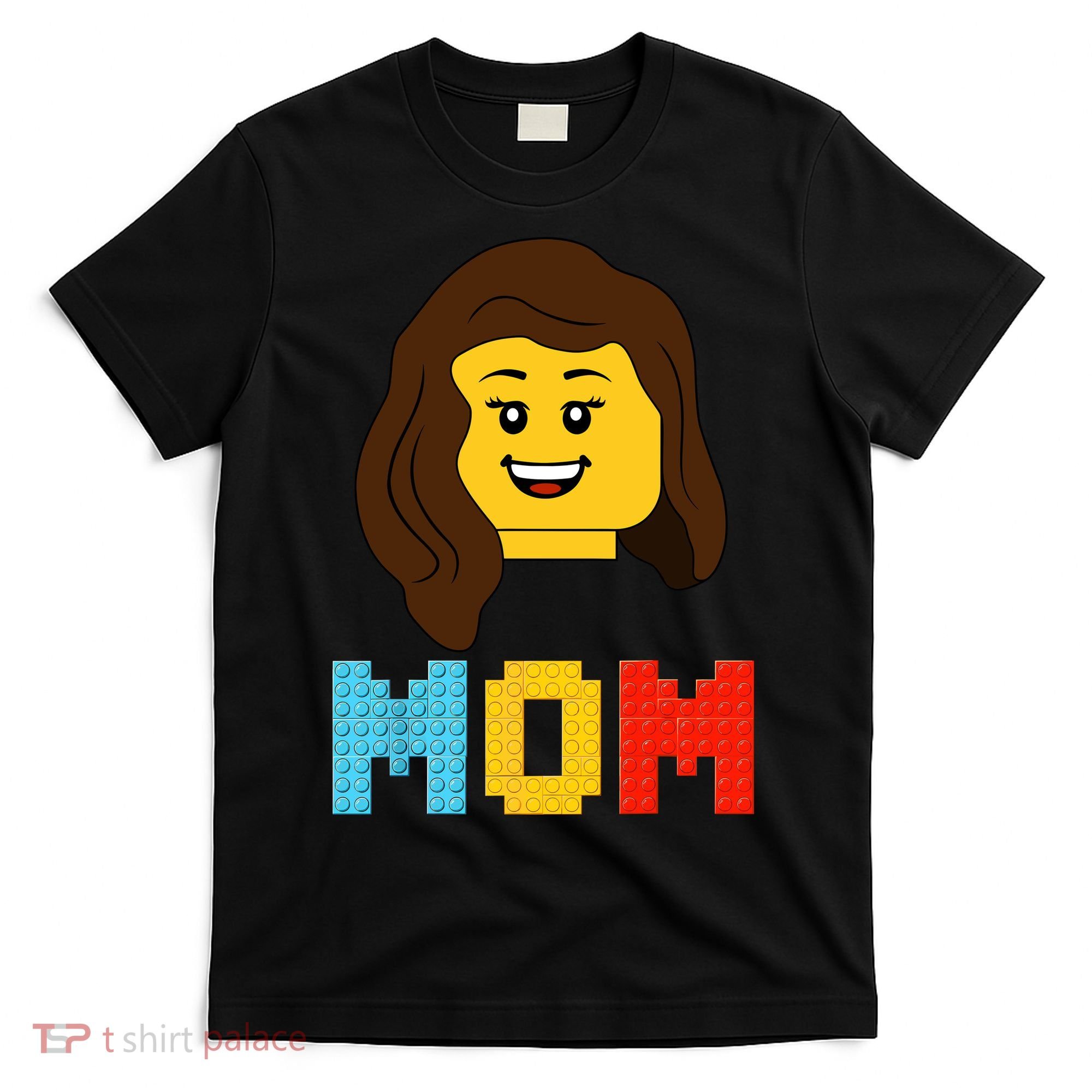 Mom Master Builder Building Bricks Blocks Matching Family T-Shirt