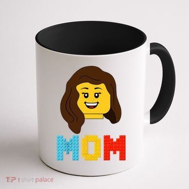 Mom Master Builder Building Bricks Blocks Matching Family Coffee Mug back