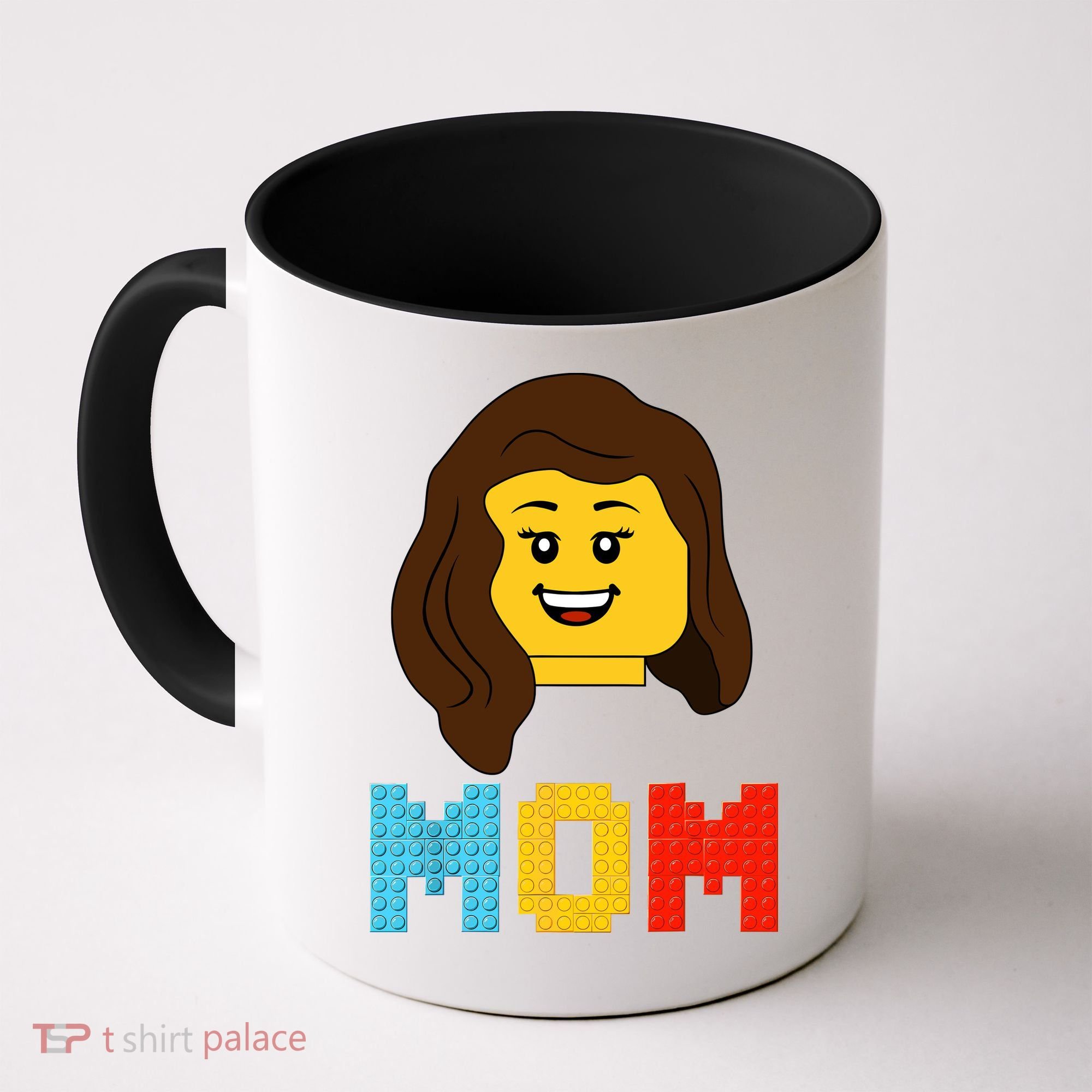 Mom Master Builder Building Bricks Blocks Matching Family Coffee Mug