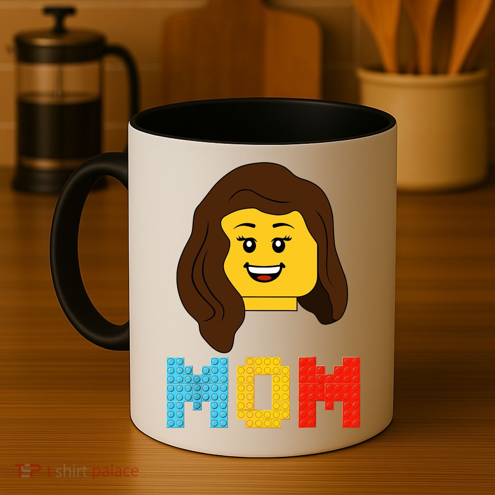Mom Master Builder Building Bricks Blocks Matching Family Coffee Mug