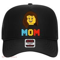 Mom Master Builder Building Bricks Blocks Matching Family Hat thumb 0