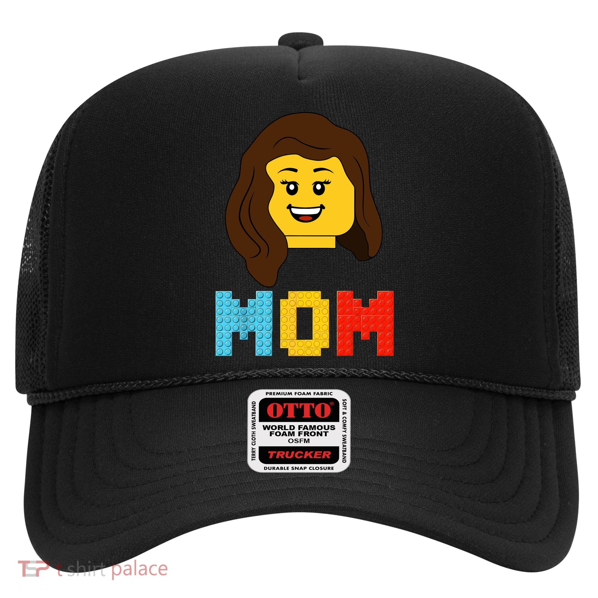 Mom Master Builder Building Bricks Blocks Matching Family Hat