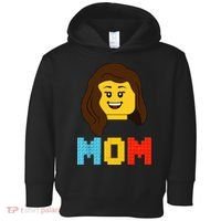Mom Master Builder Building Bricks Blocks Matching Family Toddler Hoodie thumb 0
