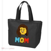 Mom Master Builder Building Bricks Blocks Matching Family Tote Bag thumb 3