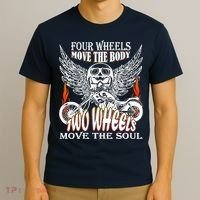 Motorbike Motorcyclist Biker Chopper Bike Motorcycles T-Shirt thumb 3