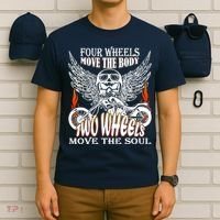 Motorbike Motorcyclist Biker Chopper Bike Motorcycles T-Shirt thumb 6