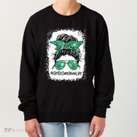 Momlife Messy Bun Scout Cookie Mom Gift Women's Sweatshirt thumb 0