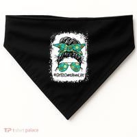 Momlife Messy Bun Scout Cookie Mom Gift USA-Made Doggie Bandana thumb 0