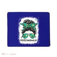 Momlife Messy Bun Scout Cookie Mom Gift Mousepad thumb 0