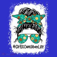 Momlife Messy Bun Scout Cookie Mom Gift Women's Tank Top thumb 5