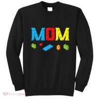 Mom Master Builder Building Bricks Blocks Family Set Parents Sweatshirt thumb 0
