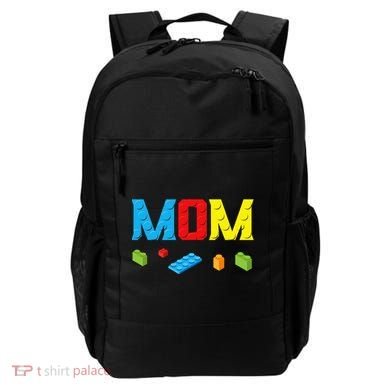 Mom Master Builder Building Bricks Blocks Family Set Parents Backpack