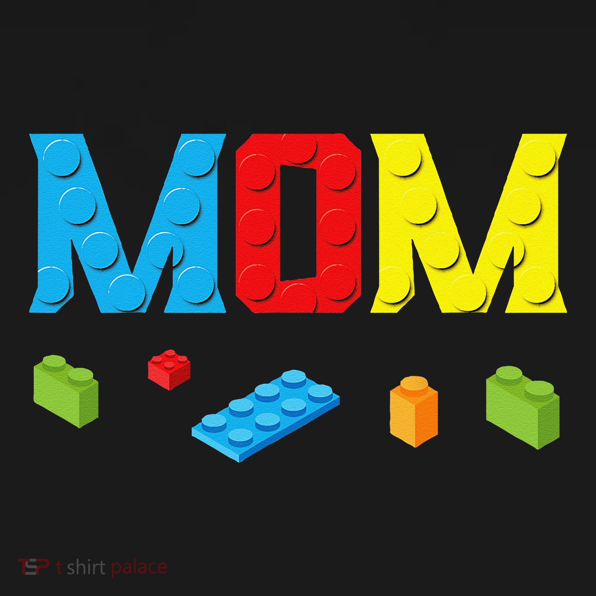Mom Master Builder Building Bricks Blocks Family Set Parents Coaster