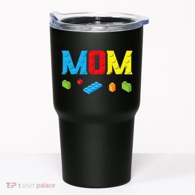 Mom Master Builder Building Bricks Blocks Family Set Parents Tumbler