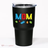 Mom Master Builder Building Bricks Blocks Family Set Parents Tumbler thumb 0
