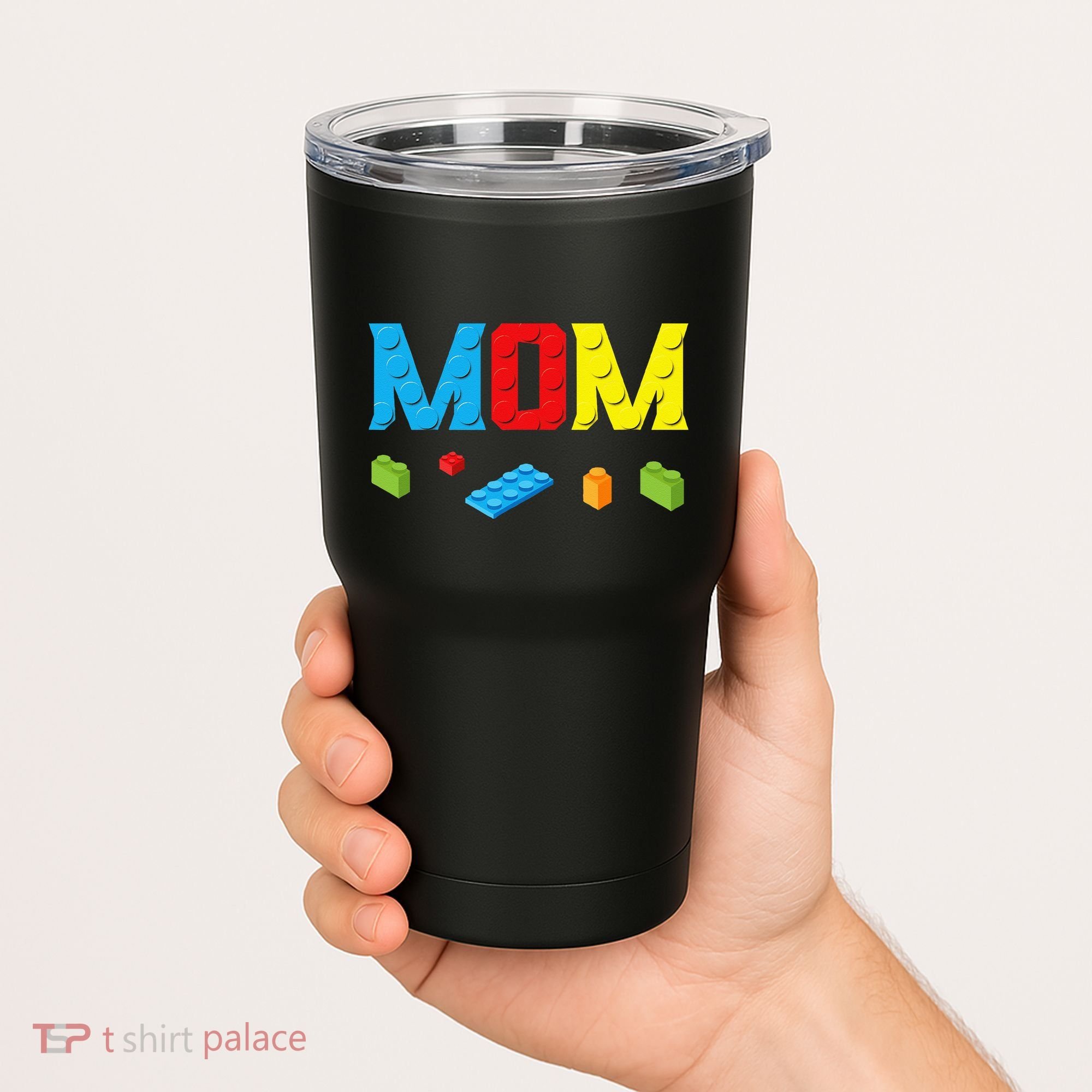 Mom Master Builder Building Bricks Blocks Family Set Parents Tumbler