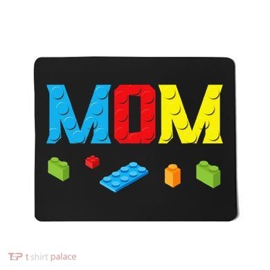 Mom Master Builder Building Bricks Blocks Family Set Parents Mousepad