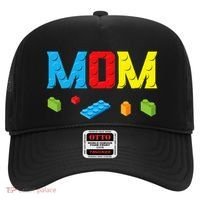 Mom Master Builder Building Bricks Blocks Family Set Parents Hat thumb 0