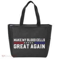 Make My Blood Cells Great Again Leukemia Cancer Awareness Tote Bag thumb 0