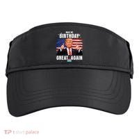 Make My Birthday Great Again Trump Fan Birthday Adult Drive Performance Visor thumb 0