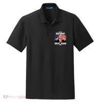 Make My Birthday Great Again Trump Fan Birthday Dry Zone Grid Polo thumb 0