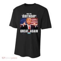 Make My Birthday Great Again Trump Fan Birthday Youth Performance Sprint T-Shirt thumb 0