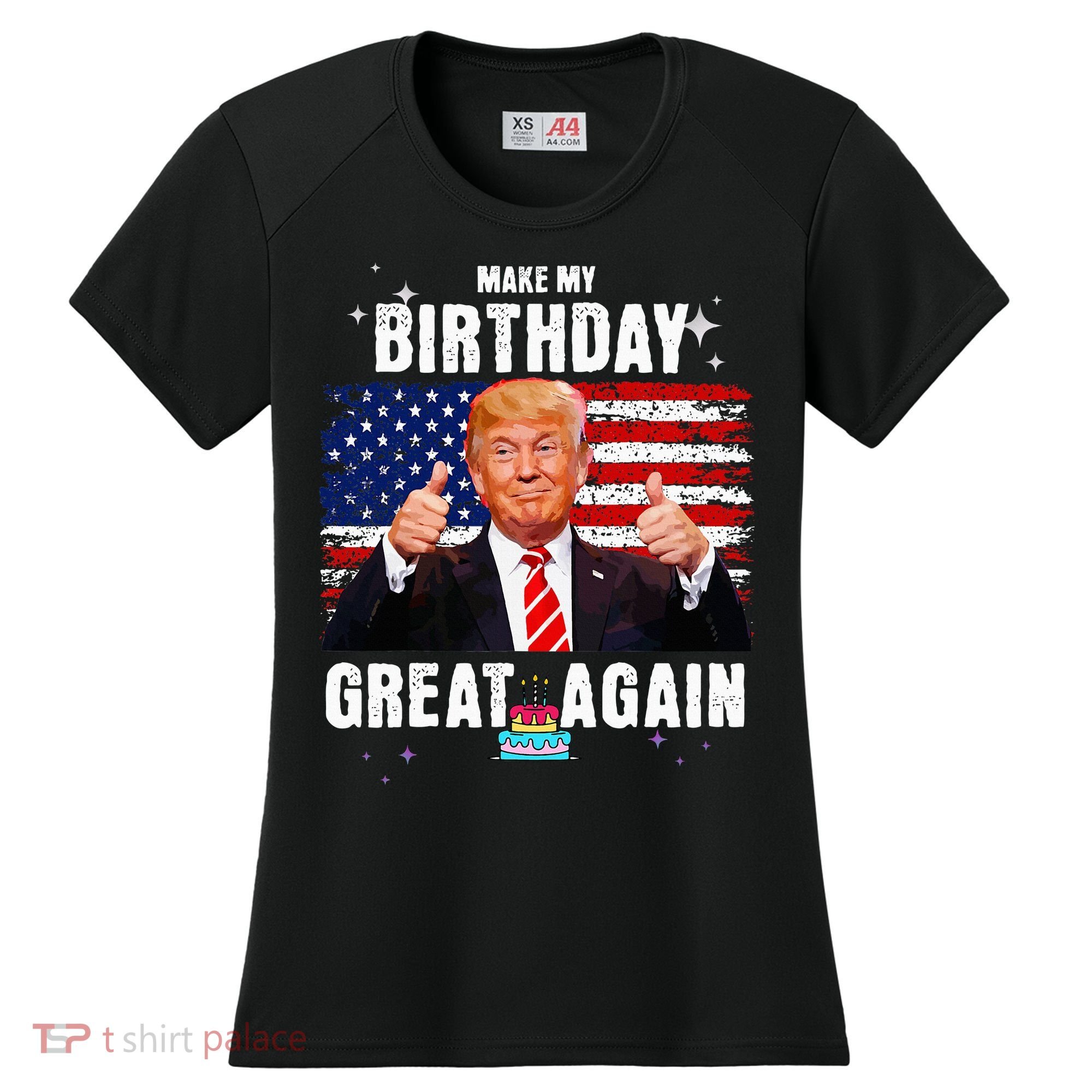Make My Birthday Great Again Trump Fan Birthday Women's Cooling Performance Crew T-Shirt