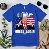 Make My Birthday Great Again Trump Fan Birthday Premium T-Shirt thumb 2