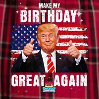 Make My Birthday Great Again Trump Fan Birthday Men's Flannel Plaid Pajama Pants thumb 2