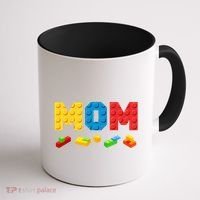 Mom Master Builder Building Bricks Blocks Family Coffee Mug thumb 1