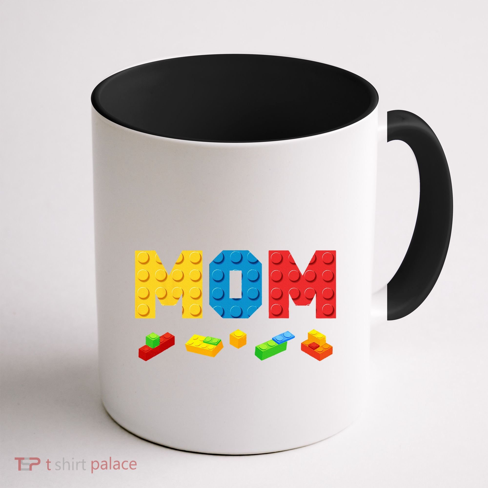 Mom Master Builder Building Bricks Blocks Family Coffee Mug