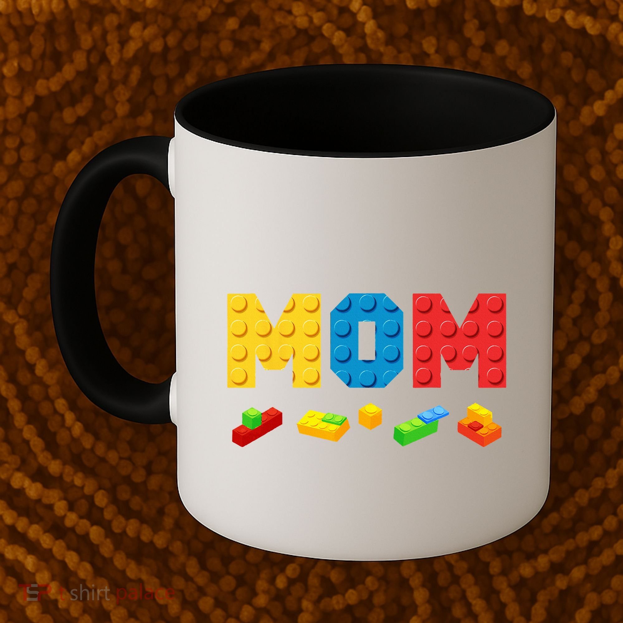 Mom Master Builder Building Bricks Blocks Family Coffee Mug