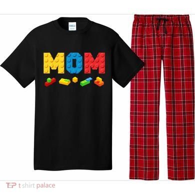 Mom Master Builder Building Bricks Blocks Family Pajama Set