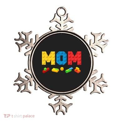 Mom Master Builder Building Bricks Blocks Family Ornament