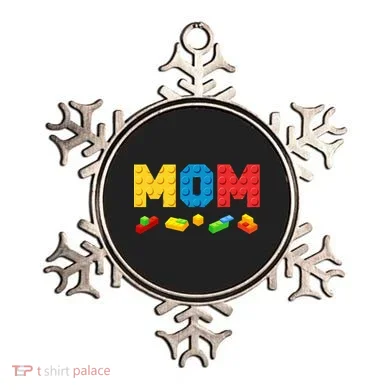 Mom Master Builder Building Bricks Blocks Family Ornament